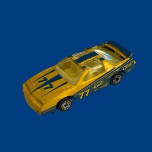 Zee Toys Zylmex DynaWheels D97 Yellow #77 Pontiac Firebird Die Cast 1/64 Scale